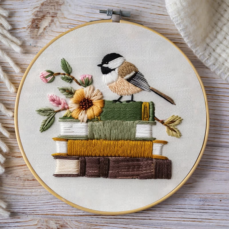 Rubbyoo Embroidery Kit - Reading Time