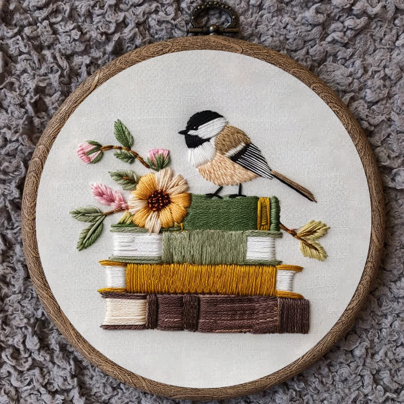 Rubbyoo Embroidery Kit - Reading Time
