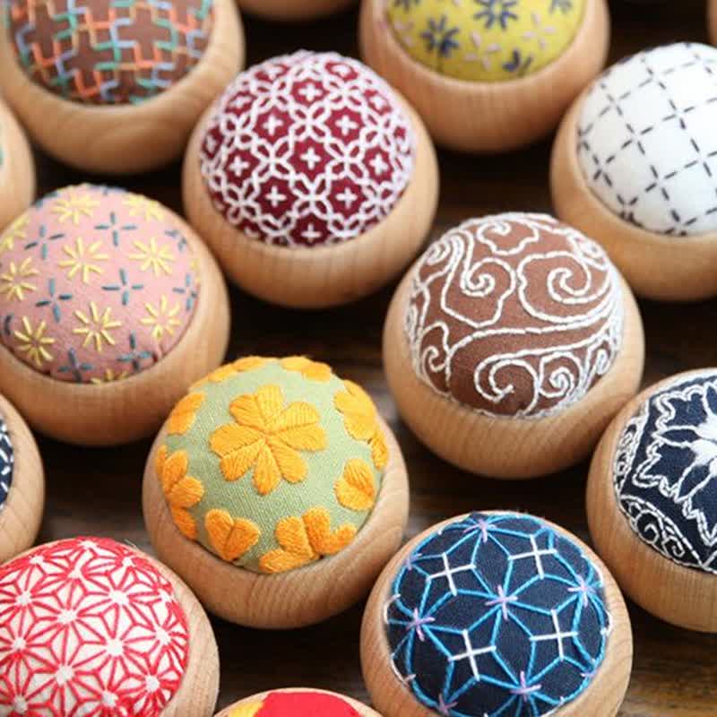 Embroidery Pin Cushion Kit