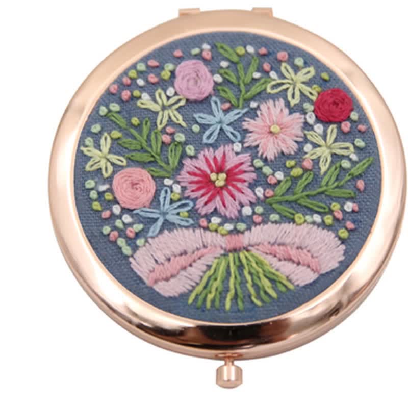 Rose gold Mirror Embroidery Kit For Beginner| Bridesmaid Gifts| Pretty Personalized Gifts