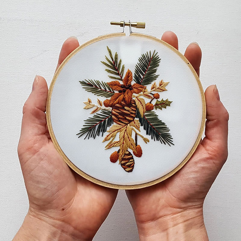 Rubbyoo Embroidery Kit-  Winter Bouquet