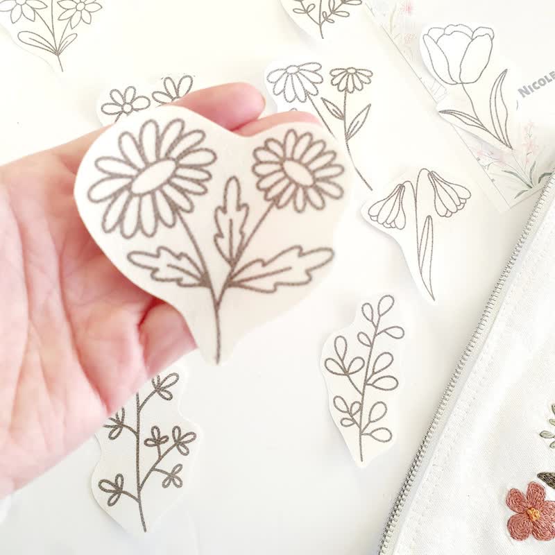Blooming Flowers Stick And Stitch Embroidery Patterns | Embroidery For Clothes