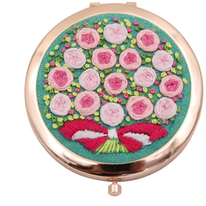 Rose gold Mirror Embroidery Kit For Beginner| Bridesmaid Gifts| Pretty Personalized Gifts