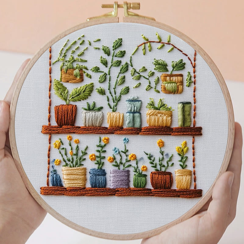 Rubbyoo Embroidery Kit -  The Flower Shop | Needlework Craft Gifts