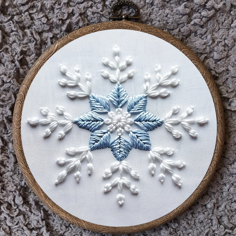 Rubbyoo Embroidery Kit - Snowflakes