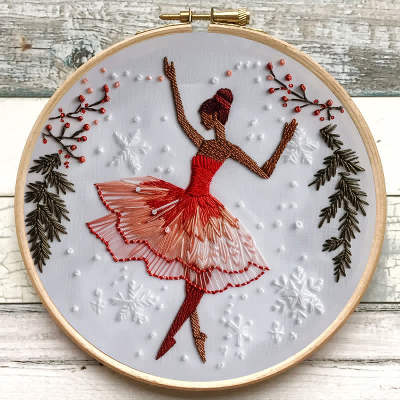 Rubbyoo Embroidery Kit - Nutcracker Sweets Christmas Ballet