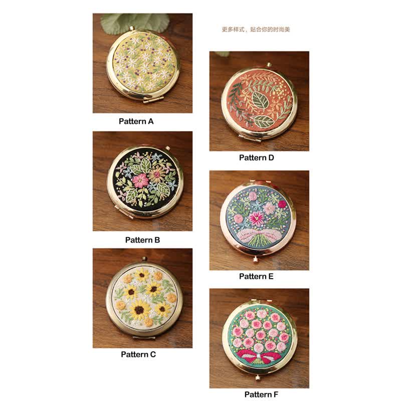 Rose gold Mirror Embroidery Kit For Beginner| Bridesmaid Gifts| Pretty Personalized Gifts
