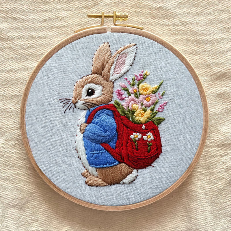 Rubbyoo Embroidery Kit - Peter Rabbit |  Needlework  Craft