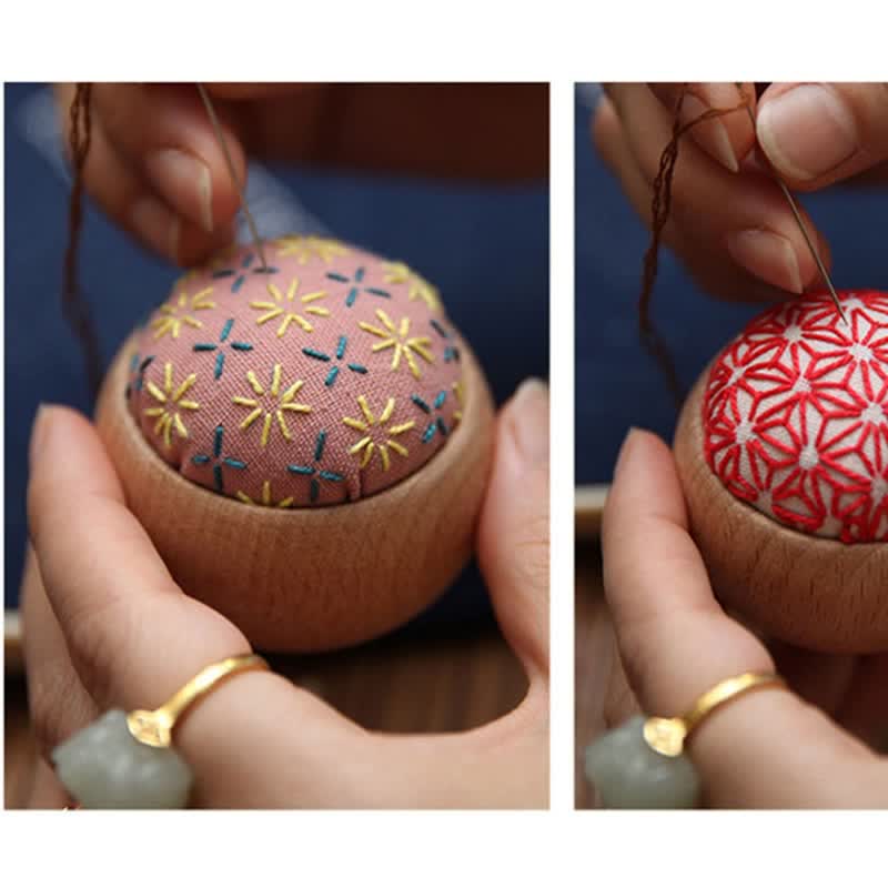 Embroidery Pin Cushion Kit